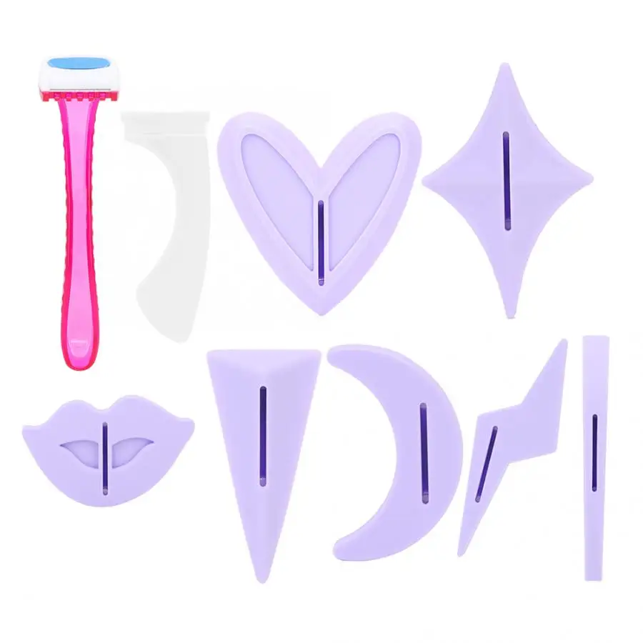 Бикини Privates шаблон для бритья интимное удаление волос с бритвой бикини частный