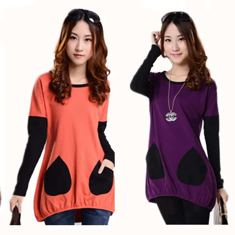 Free shipping winter dress2013 fall and clothes brand new Korean temperament was thin cotton long-sleeved dress ladies pe | Женская
