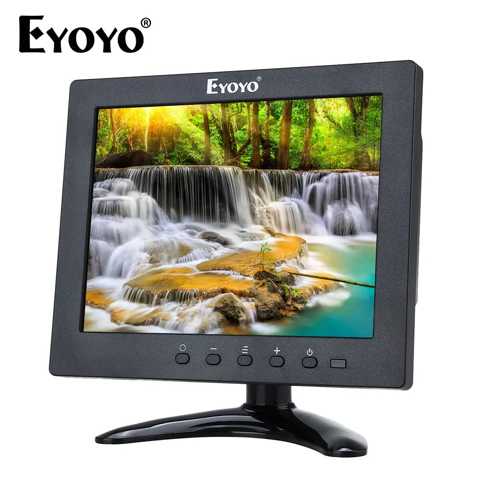 Eyoyo s801c 8 &quot1024*768 IPC ЖК-дисплей Кино Дисплей видео Мониторы AV HDML BNC Тип-C Вход для