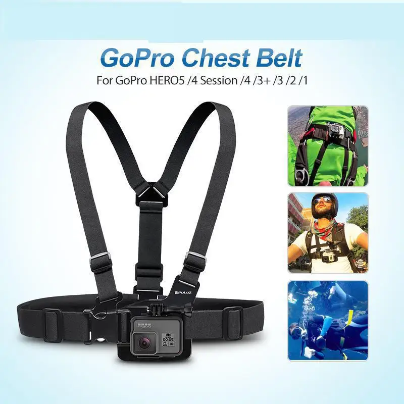 Puluz для Go Pro Интимные аксессуары регулируемое крепление ремень нагрудный GoPro Hero5