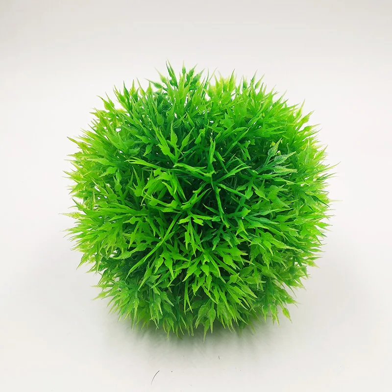 Аксессуары для аквариума декорации Искусственные растения травы мяч подводный