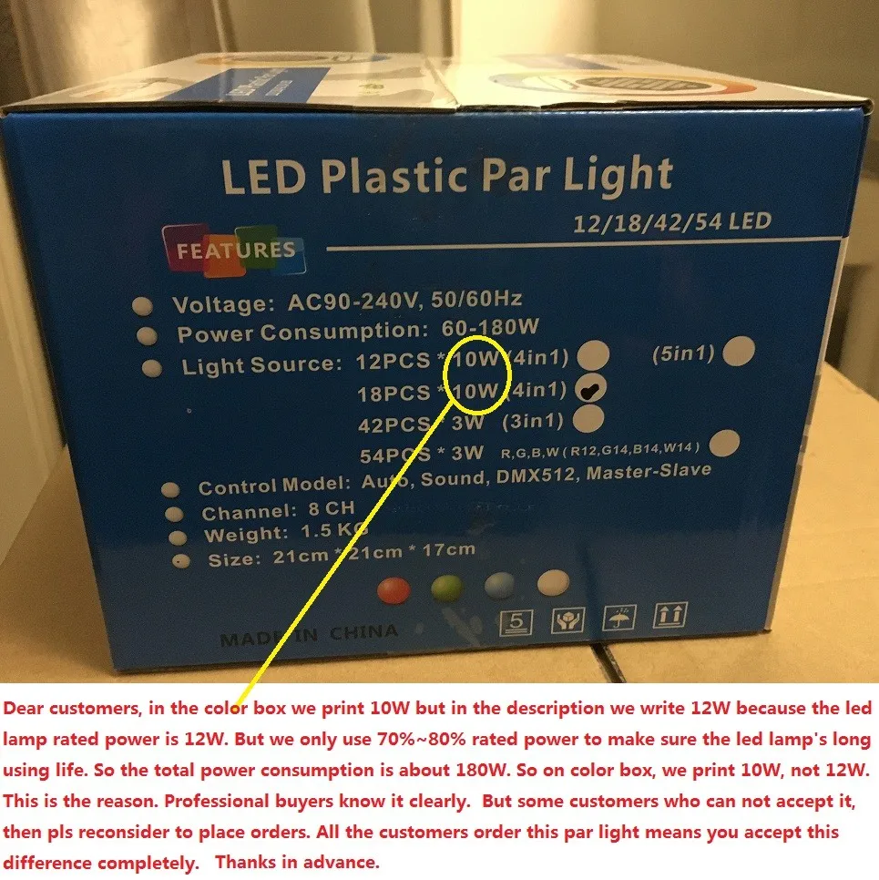 4xlot распродажа 18x12 Вт RGBW Led Par Светильник DMX сценический светильник s Бизнес светильник s Профессиональный плоский пар может для вечерние KTV диско ди-джей лампа
