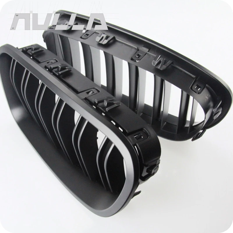 Передняя двойная решетка для BMW 5 серии F10 F11 F18 2010 2017 черный матовый глянцевый M5