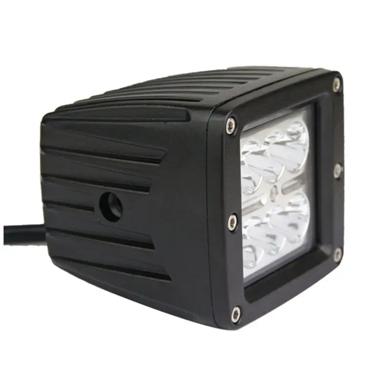 

Auxtings 2X3"inch 18W 12V 24V LED Light Spot Beam LED Light Bar Driving Lights Led Work Fog Lights With 7color Protective Cover