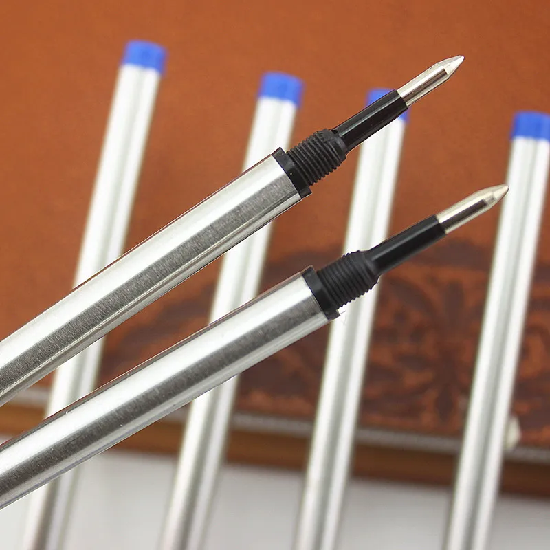 

Hight Quality Jinhao 5PC Blue Or 5PC Black Offer Special Roller Ball Pen Ink Refills Ballpoint Pen Refill Office School