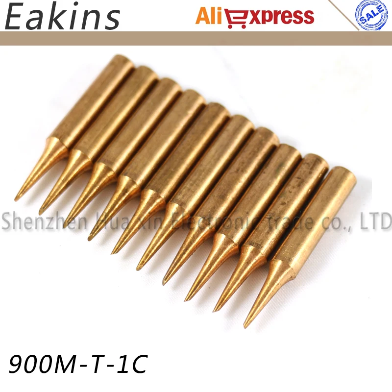 Наконечник паяльника из чистой меди 10 шт./Лот бессвинцовый для паяльной станции