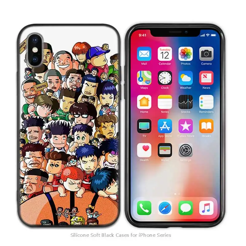 A018 Slam dank противоударный силиконовый чехол для iPhone X XS XR XS 11 11Pro Max 7 8 6S 5 5S 5C SE Plus Fundas Capa Phone Shell - Цвет: A018