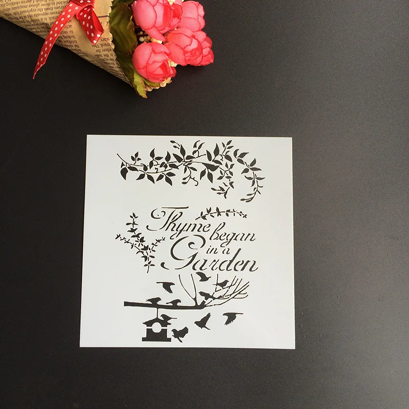 Пластиковая форма для распыления цветов с изображением птицы|decorative decorative|decoration