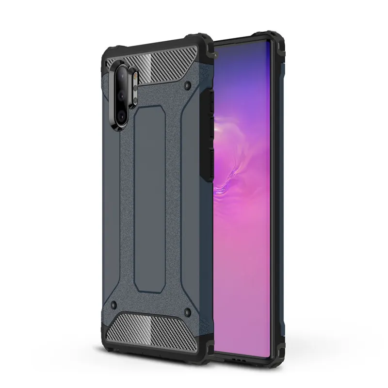 

For Samsung Galaxy Note 10 Pro Case Dual Layer Armor Shockproof Hybrid Hard Cover For Note 10 Note10 Rugged Silicone Coque Capa