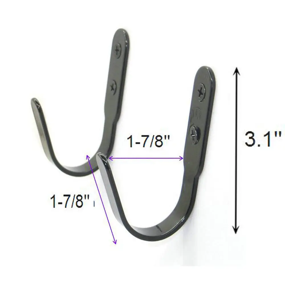 1 пара (2 крючка) стойка для оружия крючки винтовки настенное крепление лука |