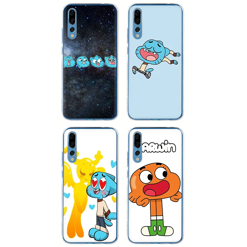 Удивительный мир Gumball жесткий чехол для телефона huawei Honor 6A 6C 7A Pro 7C 7X 8C 8X8 9 10 Lite Play view 20 9X Pro