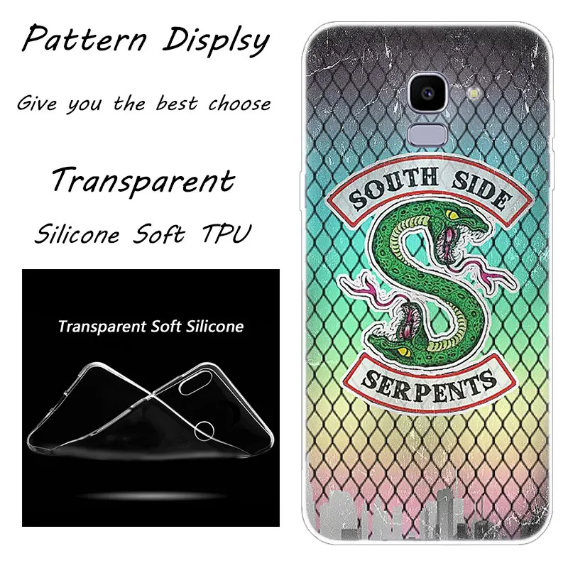 005 Ханука "South Side serpents" логотип силиконовый чехол для samsung Galaxy J8 J6 J4 J2 Core J5 J6 J7 Prime J3 ЕС J4 Plus - Цвет: 005