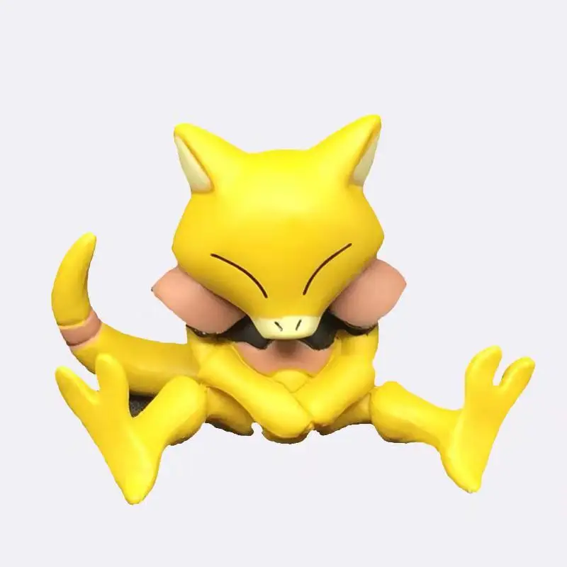 4 см, чармандер, Popplio Литтен Lucario Пикачу Rotom Rowlet Treecko Torchic Иви Fennekin Greninja ПВХ игрушки, куклы фигурки - Цвет: Abra