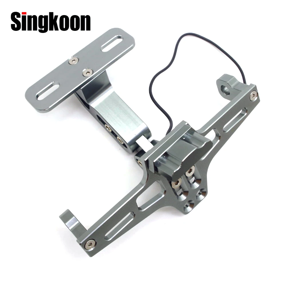 Универсальный держатель номерного знака мотоцикла подставка для регулируемый