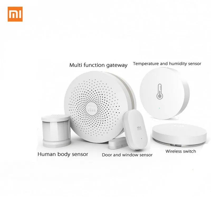 Smart Home Kit 1 Xiaomi умный дом Комплект шлюз двери окна датчик человеческого тела датчик беспроводной переключатель датчик влажности Умный набор - Цвет: Smart Home Kit 1