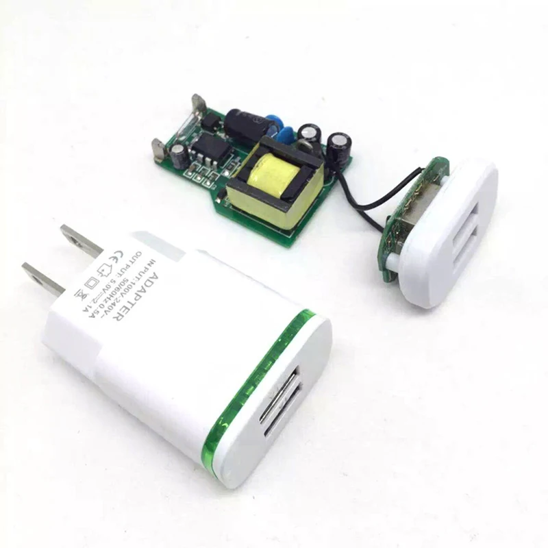 5 В 2.1a Smart Travel двойной 2 USB Зарядное устройство адаптер стены Портативный ЕС разъем