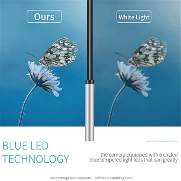 HD Водонепроницаемый WiFi эндоскоп осмотр 6 LED камера для iPhone Android ПК iPad |