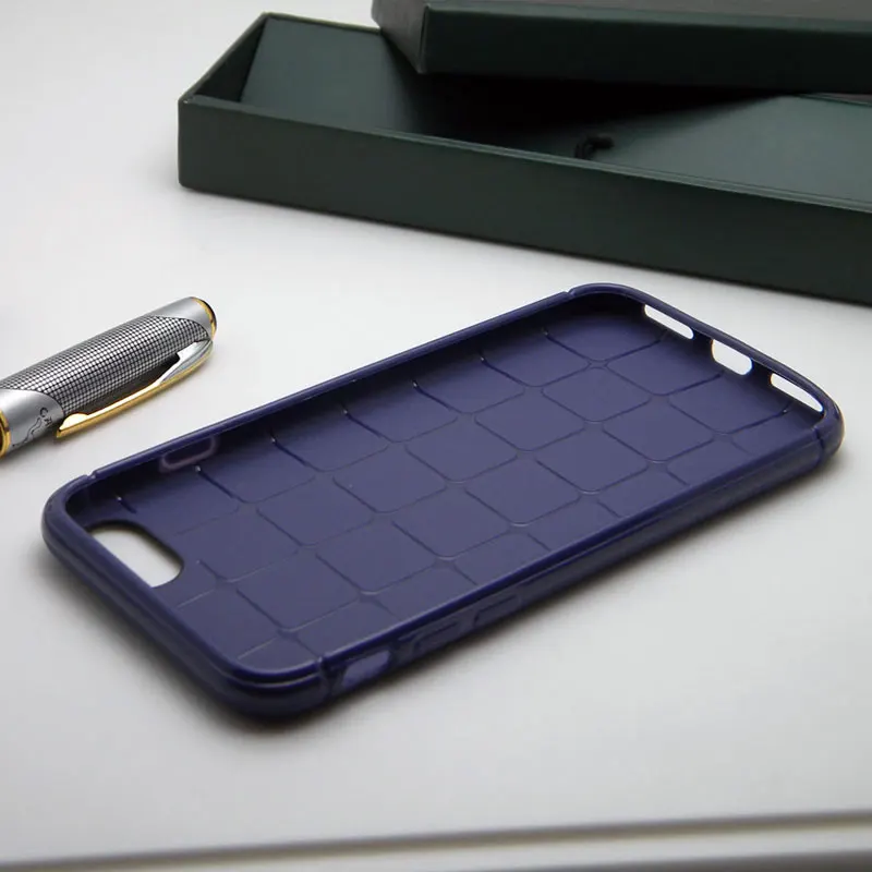 Стильный чехол с отверстиями для iphone 7 Plus из мягкого ТПУ силикона роскошная