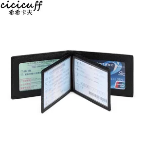 Ультратонкий держатель для водительского удостоверения, флип-чехол Унисекс Для водительских документов, удостоверения личности, документов