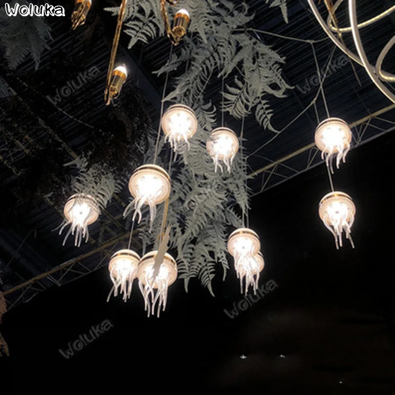 Новинка свадебный реквизит люстра со светящейся Медузой для сцены подвесное