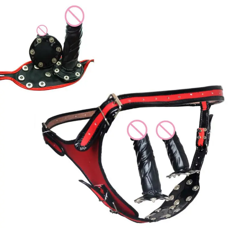 Ремешок на фаллоимитатор Женский Пояс верности устройства целомудрия с анальной