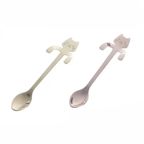 1 шт. ложка для кофе и чая из нержавеющей стали 11 5 см|spoon coffee|cat spoontea spoon |