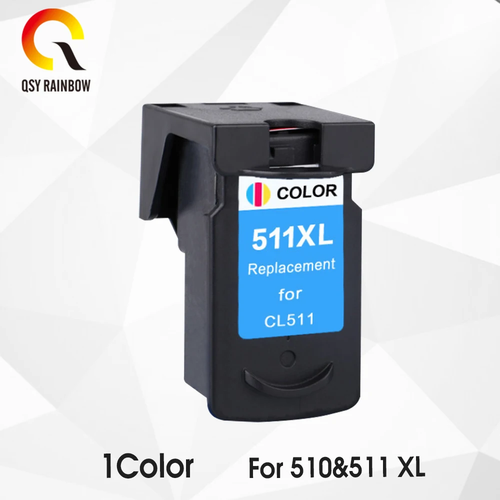 QSYRAINBOW один шт совместимый canon PG 511 цветной чернильный картридж для PIXMA IP2700 MP230 MP240