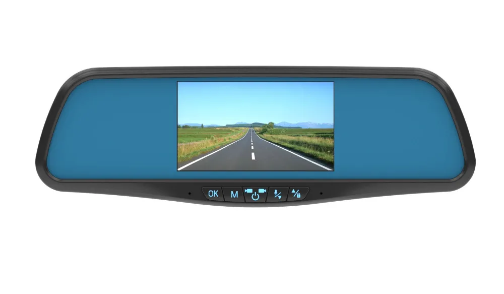 Автомобильный видеорегистратор с камерой заднего вида 4 3 дюйма 1080P | Автомобили и