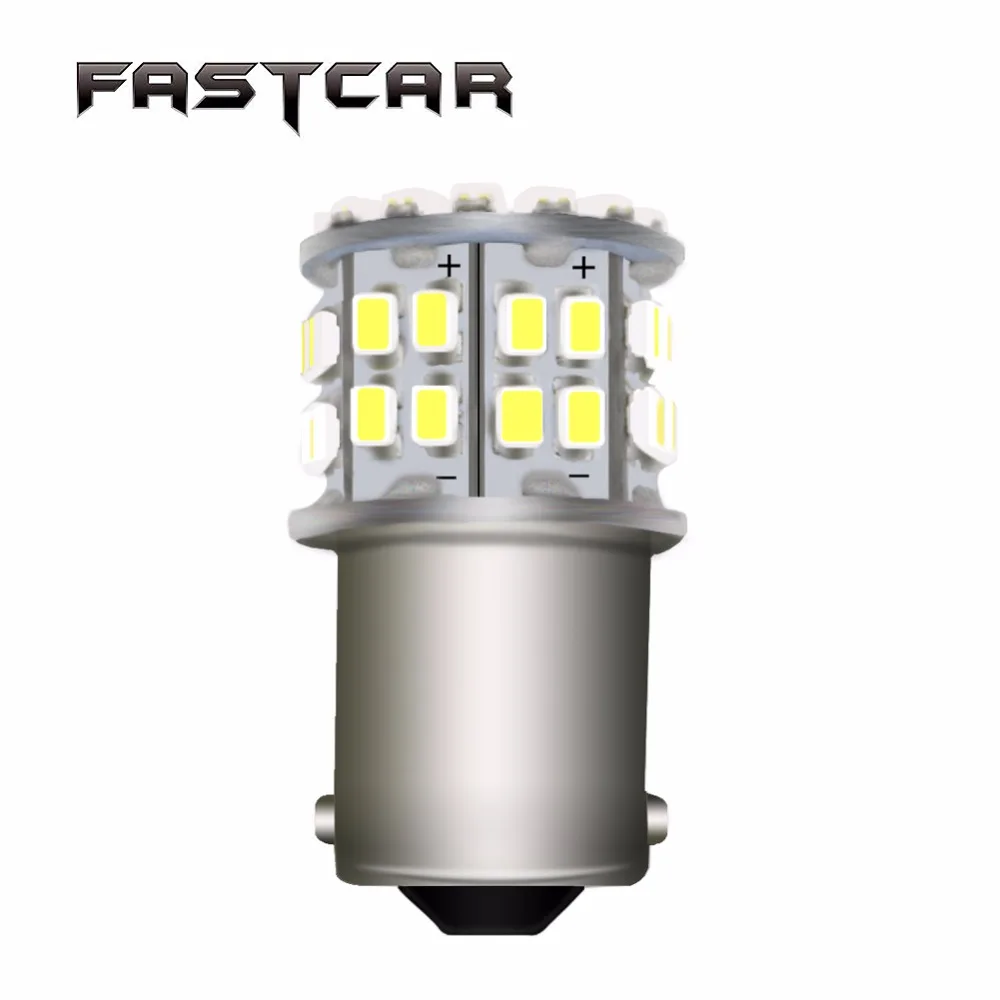 2 шт. Автомобильные светодиодные лампы ba15s 1156 P21W 50 smd 50smd|12v car led lamp|car lightlamp white |