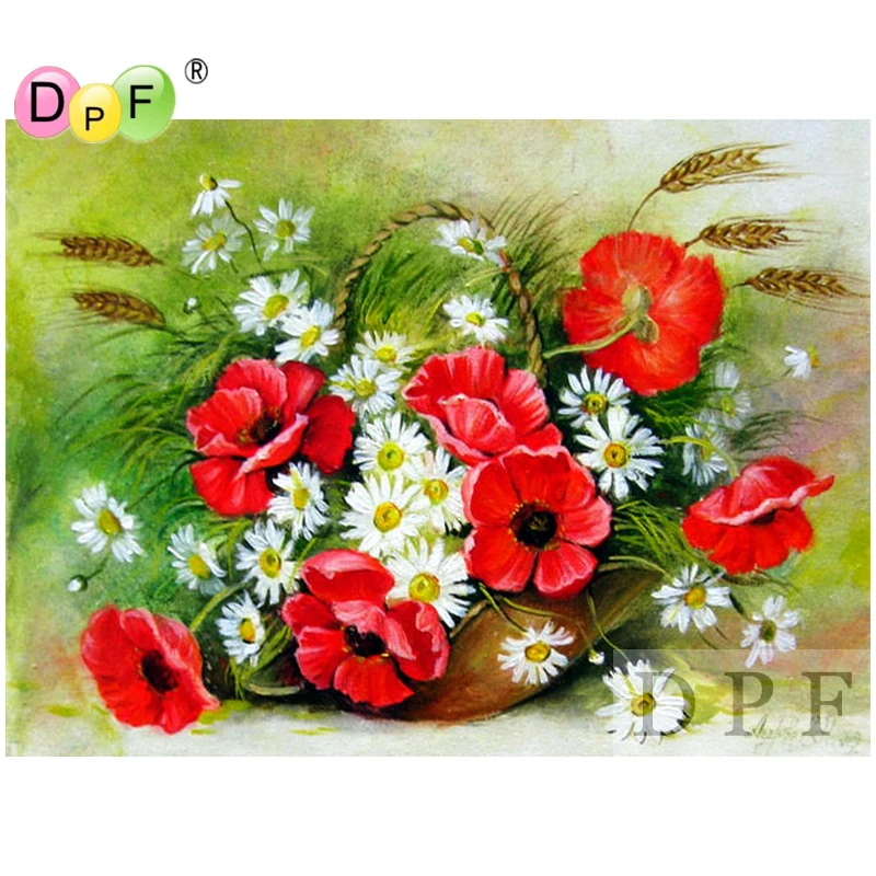 DPF Алмазная вышивка White and sa алмазная живопись крестиком рукоделие мозаика