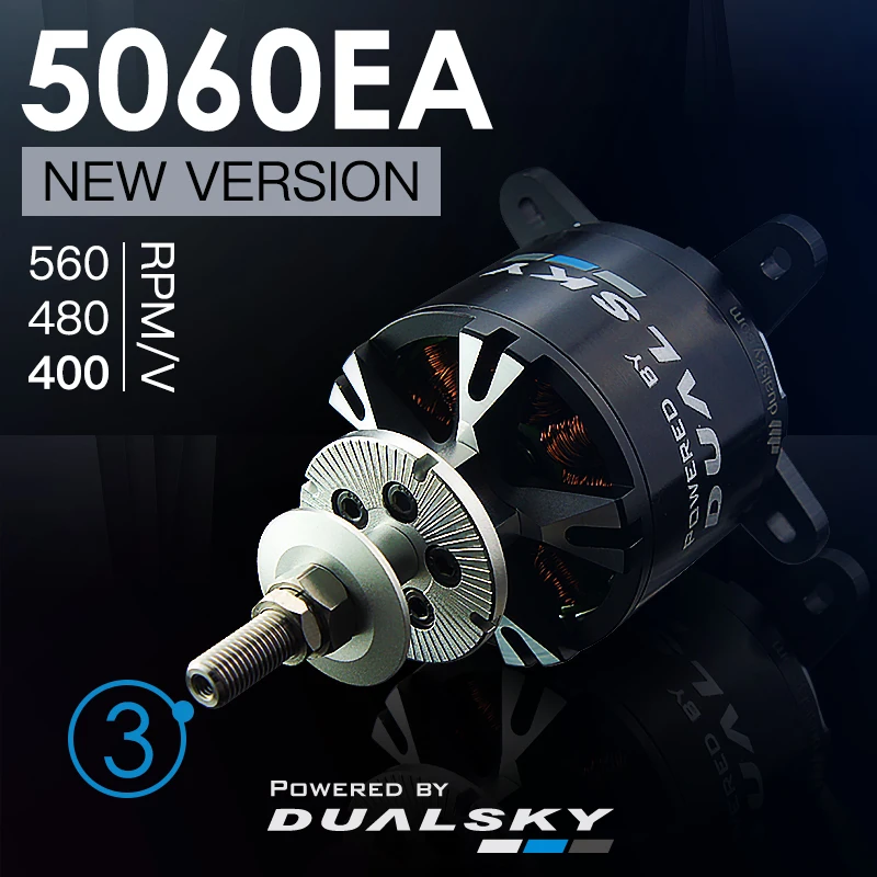 DUALSKY XM5060EA 4130EA III Brushless Motor 350KV/400KV/ 490KV/ 550KV for Fixed Wing RC Airplane