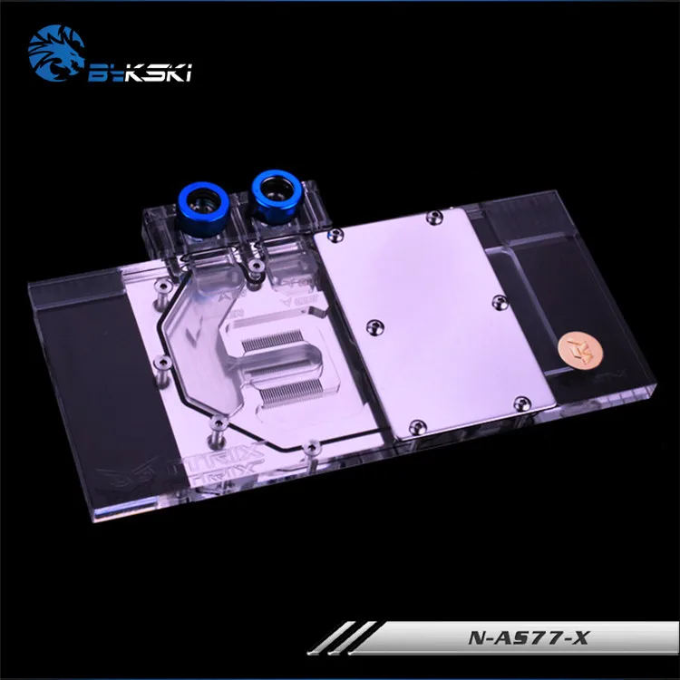 Водяной блок Bykski для ASUS GTX770-DC2 / GTX680 DCUII/полноэкранная графическая карта медный