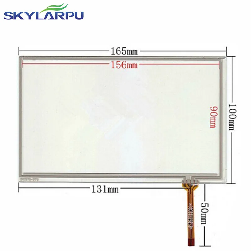 Skylarpu 7 &quotдюймов 4 провода 165 мм * 100 резистивная сенсорная панель 165*100 Сенсорный