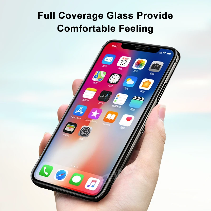 6D анти синий свет полное покрытие закаленное стекло для iPhone 11 Pro X XS MAX XR Защита