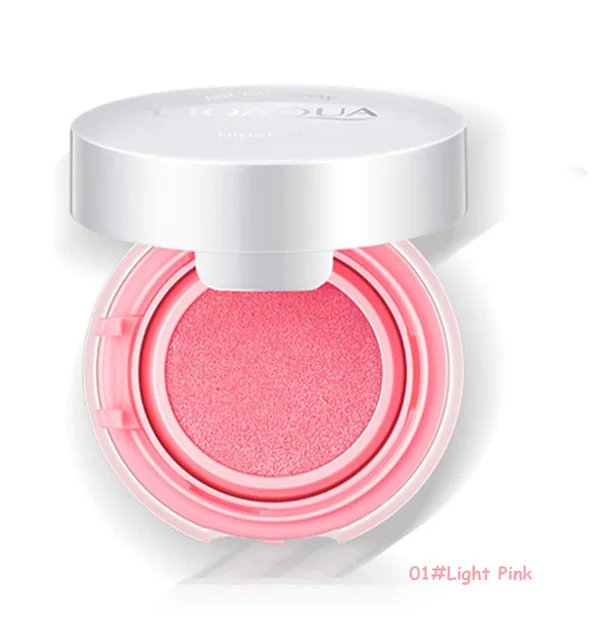 light pink 12 г bioaqua Air Подушки Румяна бронзатор Макияж минерализирует Румяна er щек Sleek Косметика Мягкие Косметическая пудра голый составляют - Цвет: light pink