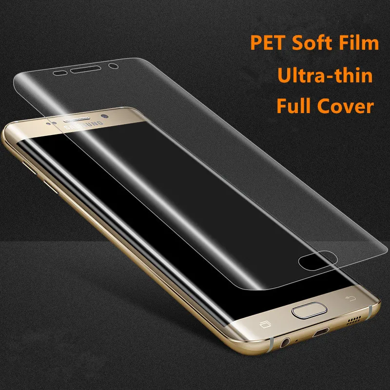 GXE 3D изогнутая полная Защита экрана для Samsung Galaxy S8 Plus Pet мягкая пленка S7 Edge S6 (не