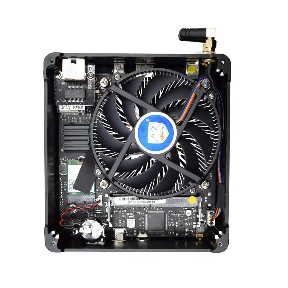 HYSTOU S200 мини ПК i5 8300H 8Gen 8 ГБ+ 128 ГБ/8 ГБ+ 256 ГБ четырехъядерный процессор Win10 DDR4 Intel UHD graphics 630 4,0 ГГц безвентиляторный Миниатюрный Настольный ПК