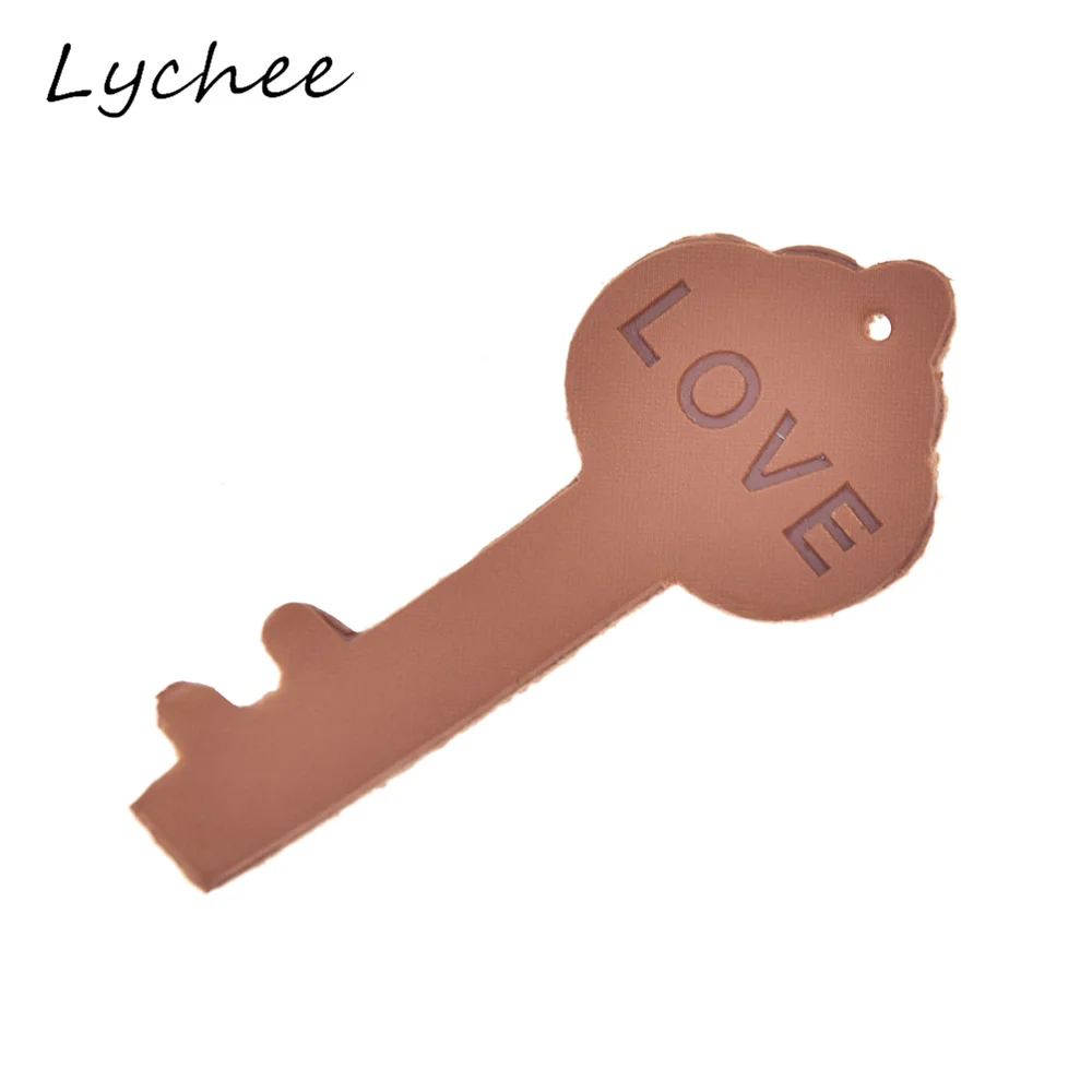 Lychee 20 шт. креативные любовь английские буквы в форме ключа стандартные этикетки