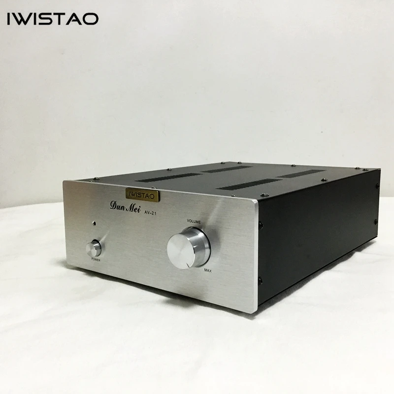 Трубчатый буферный предусилитель IWISTAO музыкальная Hi Fi панель 12AU7 стерео без