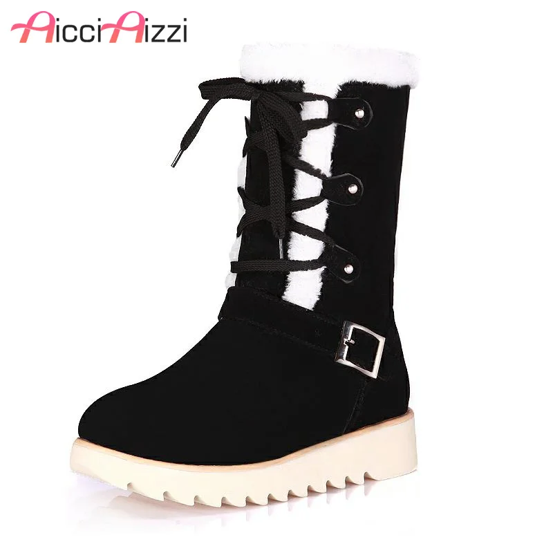 ZALAVOR/Size34 43 женские короткие зимние ботинки на плоской подошве с металлическими