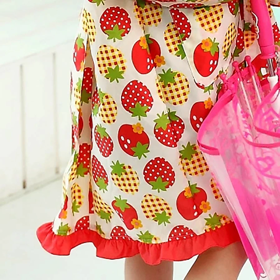 Водонепроницаемый детский дождевик для девочек Женский дождевой костюм пончо