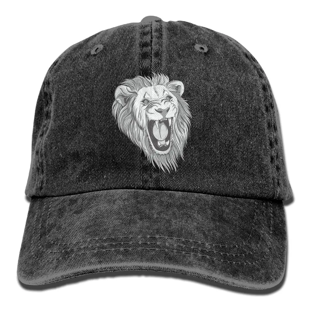 SAMCUSTOM модный тренд Лев 3D креативная личность вымытые джинсовые шапки осень лето