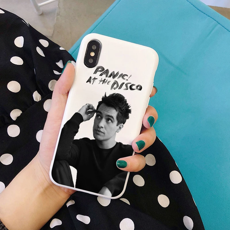 W-5653 Panic at диско Мягкий силиконовый чехол конфетного цвета чехол для iPhone X XR XS MAX 6 7 8 plus 6s для Apple лучший дизайн корпуса - Цвет: W-5653