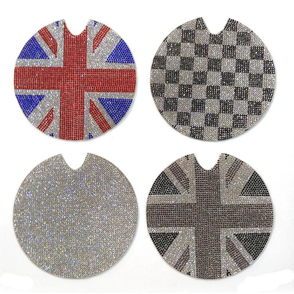 Хрустальные наклейки на крышку топливного бака декоративные крышки для Mini Cooper One