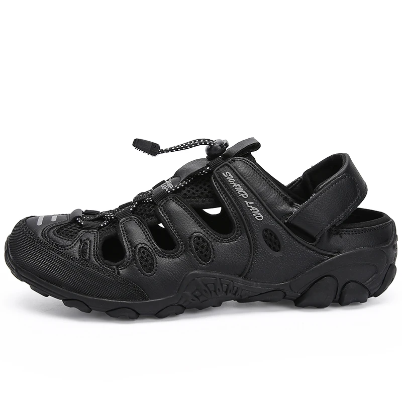 Летние сандалии для мужчин дышащая повседневная мужская обувь пляжные открытый