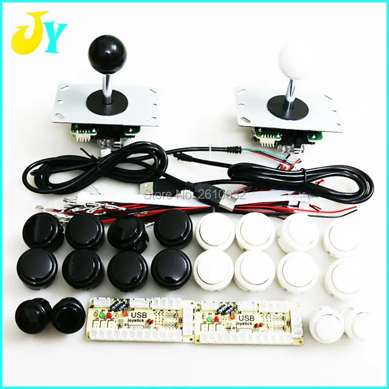 Аркадный маме DIY набор для 2 игроков ПК в аркаду joystck кнопочный интерфейс USB игрока