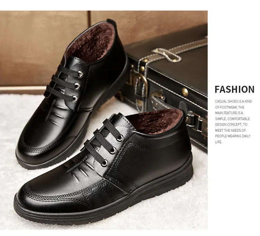 ACEBUY2 Аутентичные мужские ботинки зимние Бархатные толстые теплые хлопковые