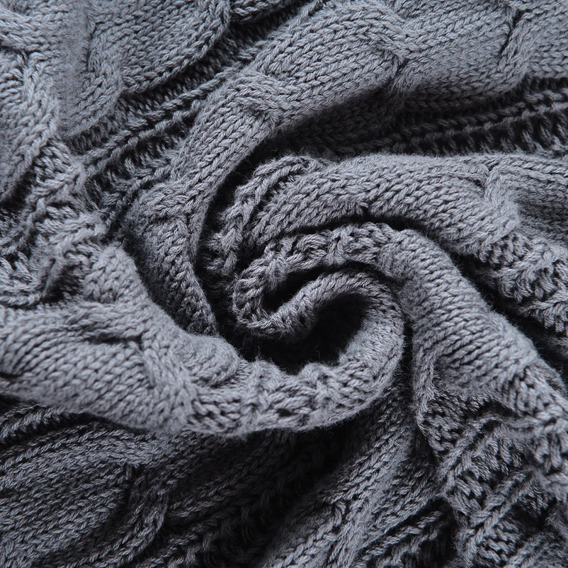 Хлопчатобумажное трикотажное одеяло для кровати диван плед постельных