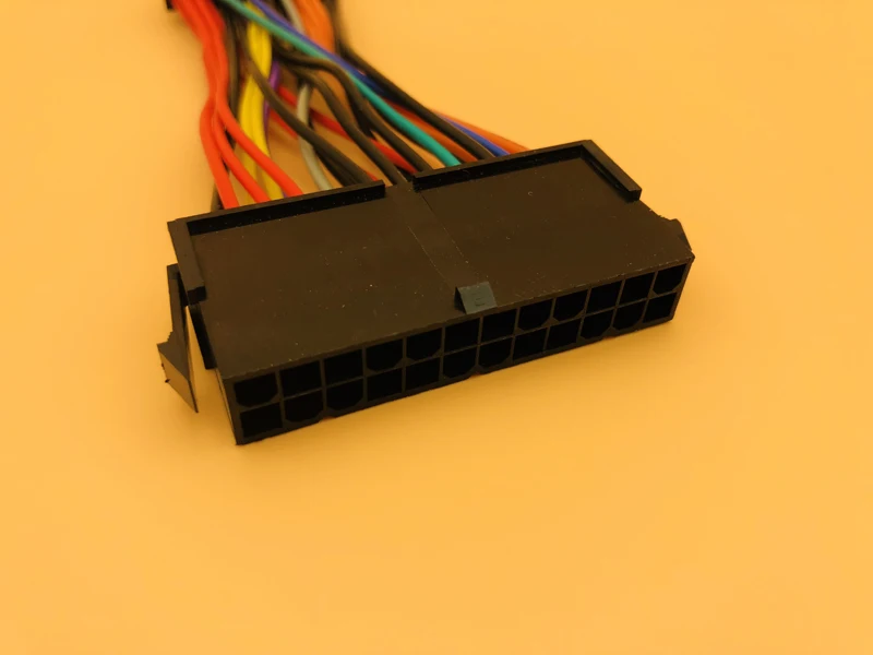 ATX PSU Стандартный 14 см 24Pin внутренний адаптер питания Мама в Мини 24P папа кабель