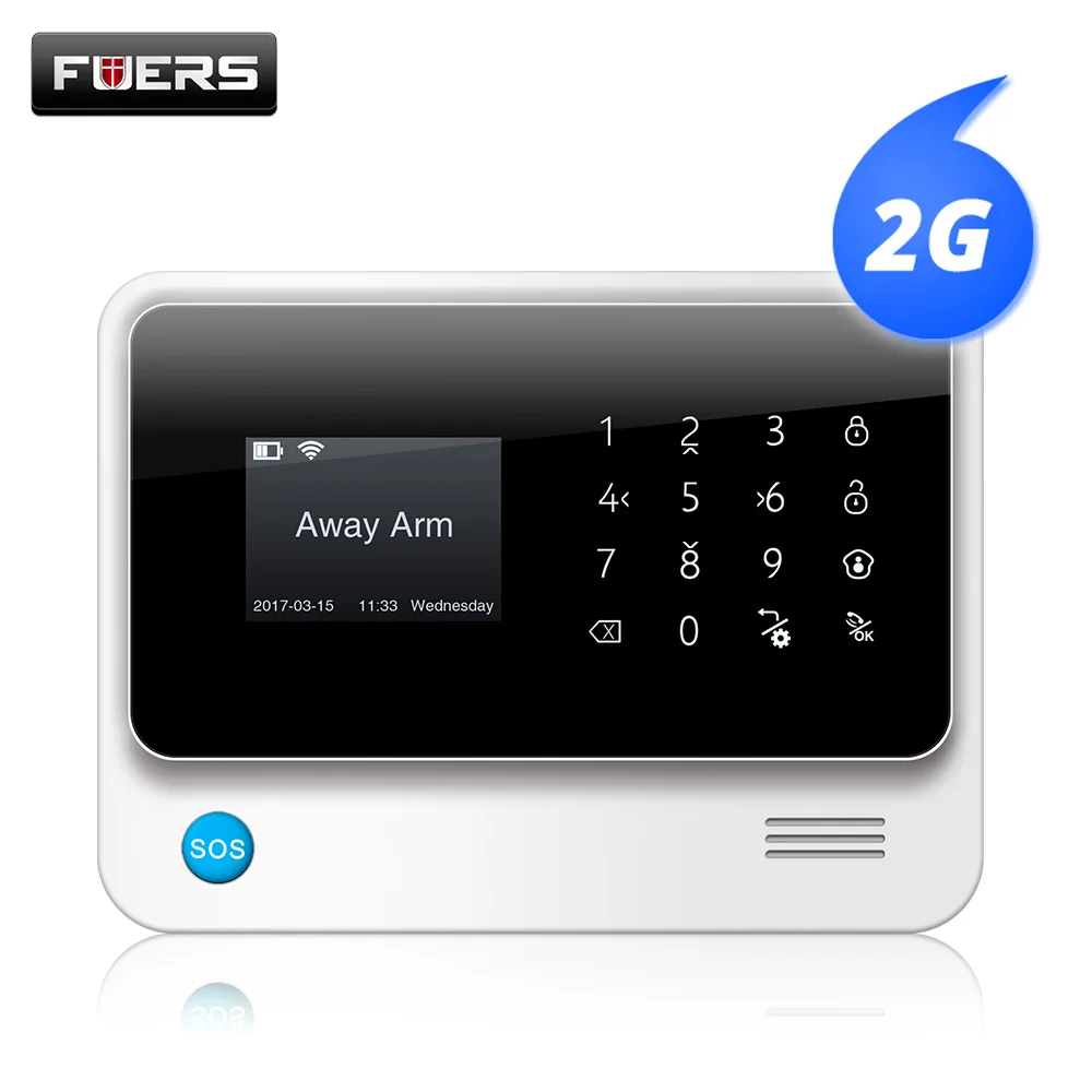 Fuers G90B 2G 2 4G WiFi 850/900/1800/1900MHz SMS беспроводная домашняя система безопасности IOS Android APP